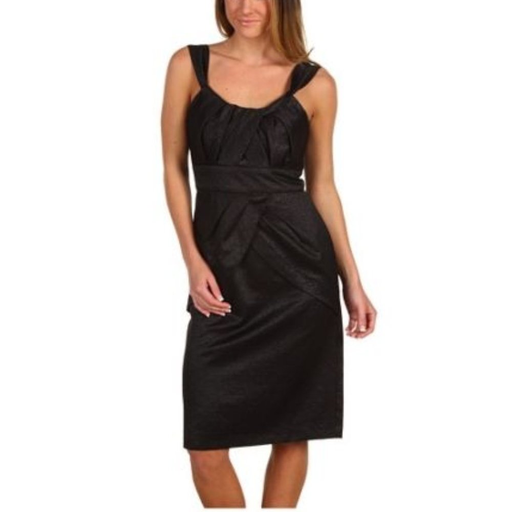 NWT $158 Black Jacquard Amanda Occasion Dress MAX & CLEO  8